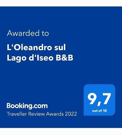 L'Oleandro Sul Lago D'Iseo B&B Sulzano Ngoại thất bức ảnh